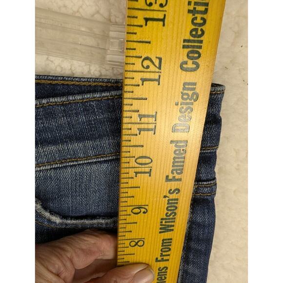 Joe’s Jeans Women Size 27 Collector’s Edition Dark Wash Distressed Jean Shorts - Picture 4 of 8